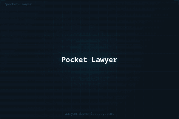 PocketLawyer Edge AI